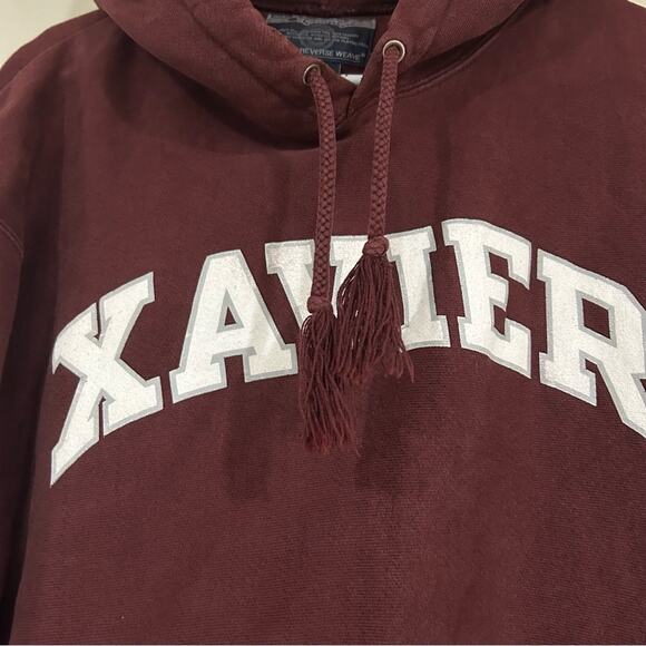 Vintage Champion Xavier University Reverse Weave Sweatshirt - Picture 5 of 9